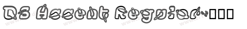 DS Accent Regular字体转换